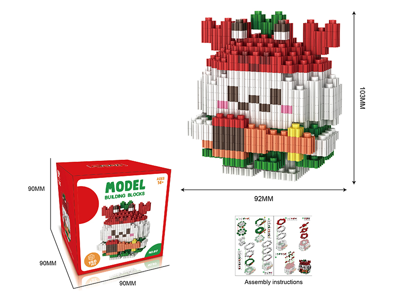 Model Building Blocks 750PCS