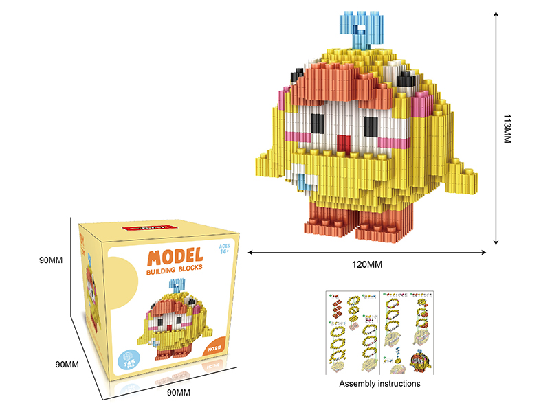 Model Building Blocks 745PCS
