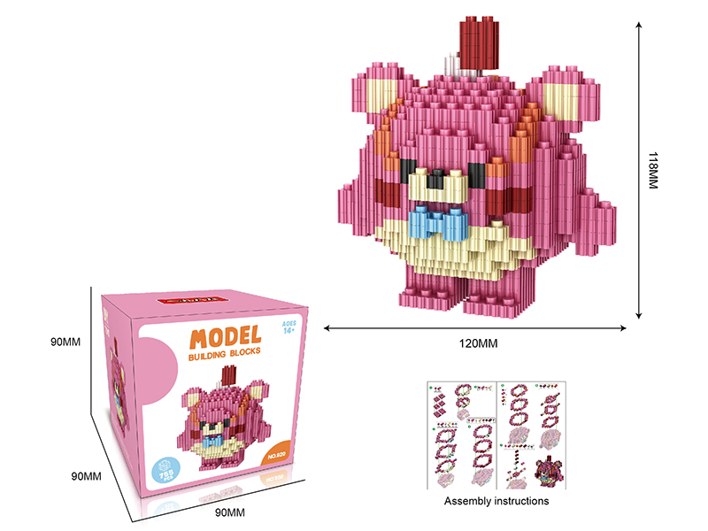 Model Building Blocks 755PCS