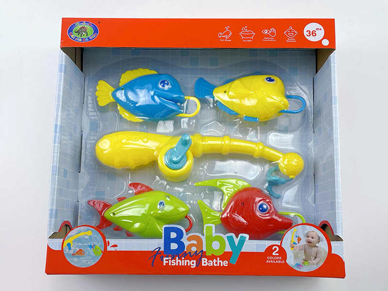 Baby Bath Fishing Toys(Fishes With Lights)5PCS