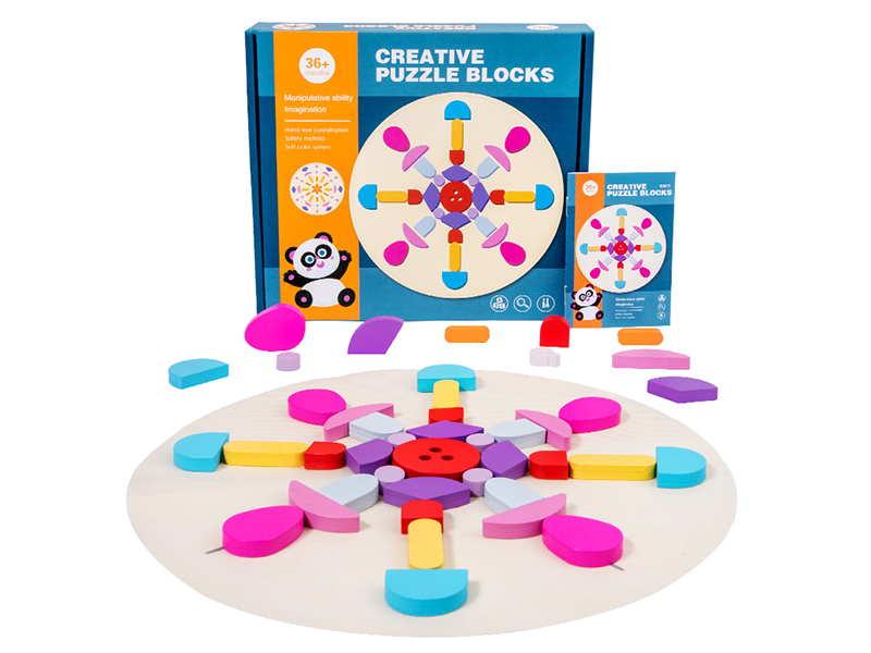 Wooden Toys Creative Puzzle Blocks