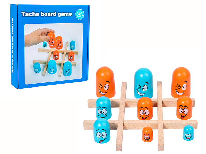 Wooden Tic Tac Toe Board Game