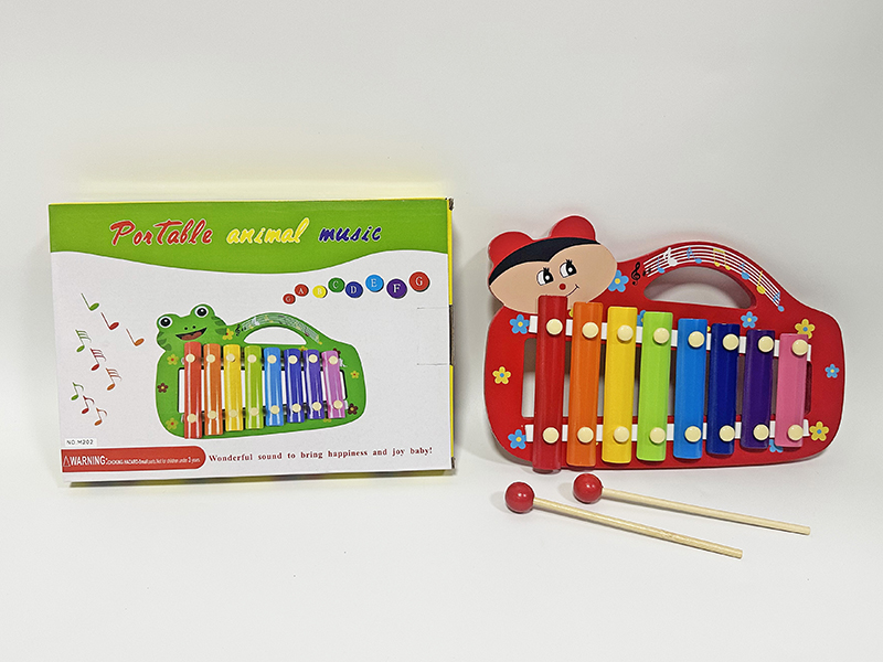 Wooden Cartoon Animal Xylophone