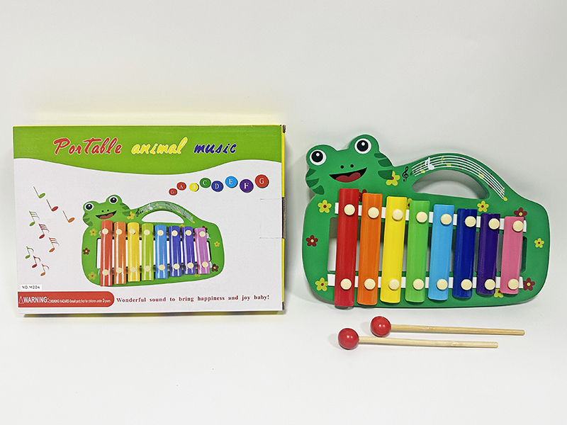 Wooden Cartoon Frog Xylophone