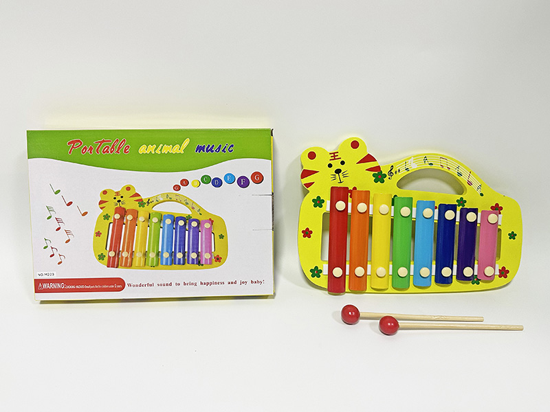 Wooden Cartoon Tiger Xylophone