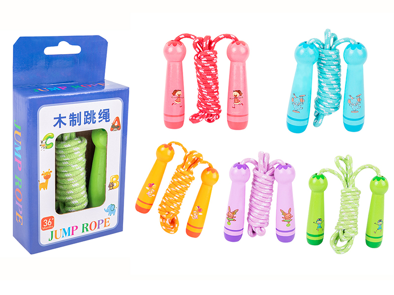 Wooden Children's Skipping Rope