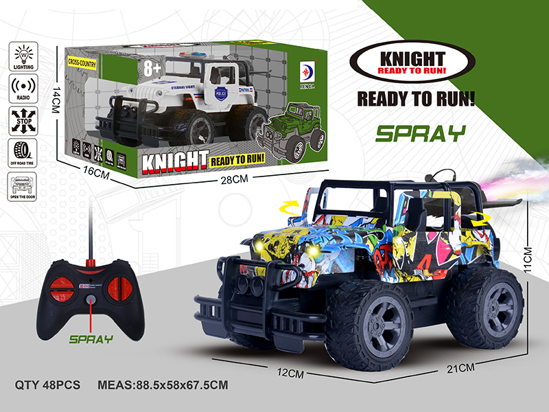 R/C Spray Jeep (Graffiti)