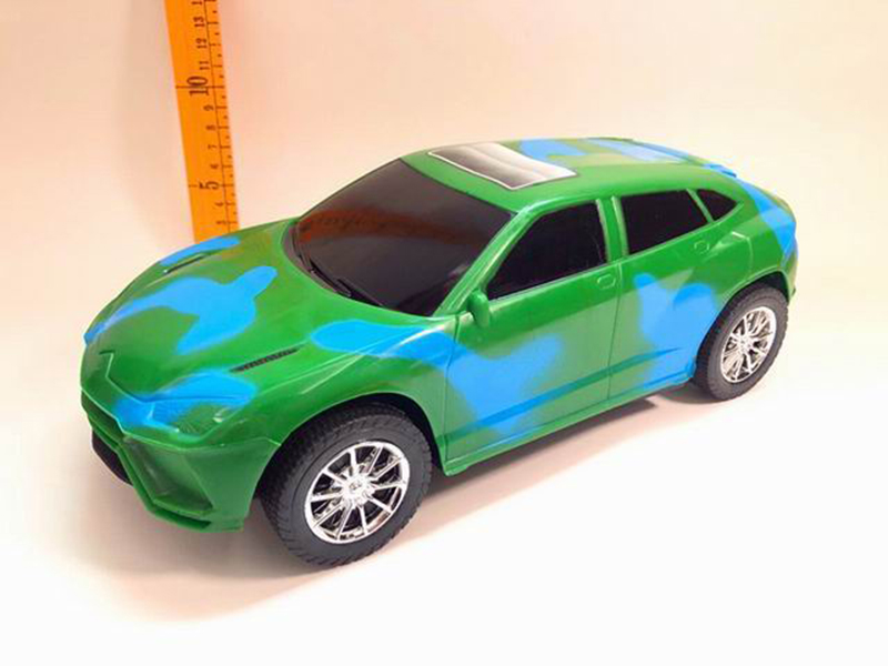 Solid Color Spray-Painted Friction Simulated Car