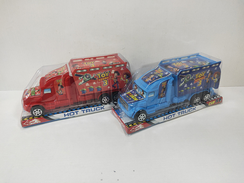 Solid Color Friction Container Car