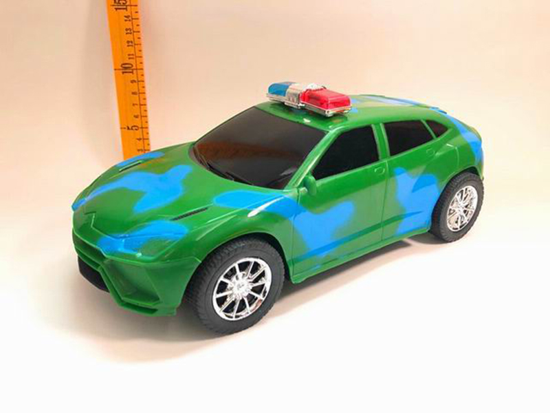 Spray-Painted Friction Police Car