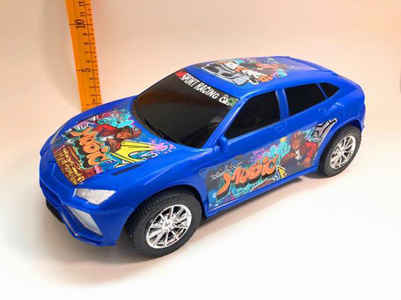 Solid Color Spray-Painted Friction  Car