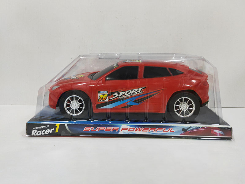 Solid Color Friction Racing Car