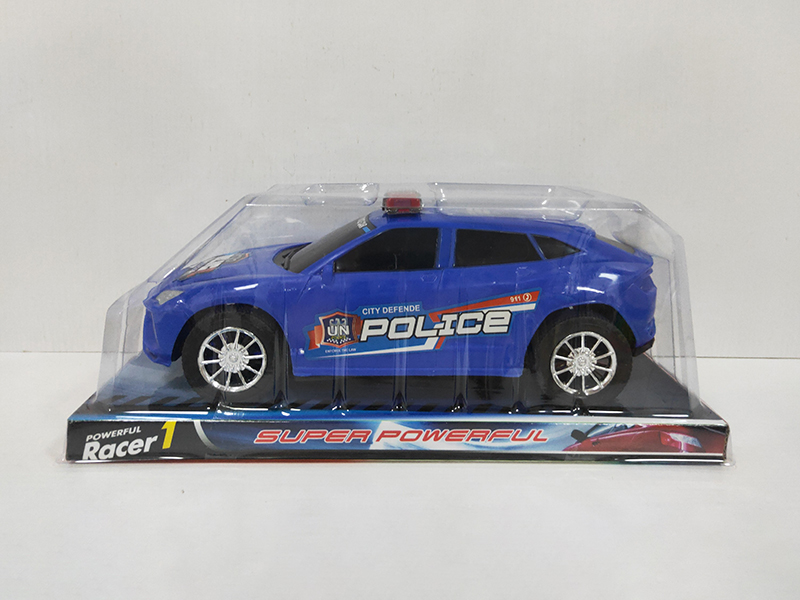 Solid Color Friction Police Car