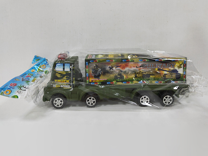 Solid Color Friction Military Truck