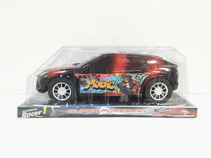 Spray-Painted Friction Car