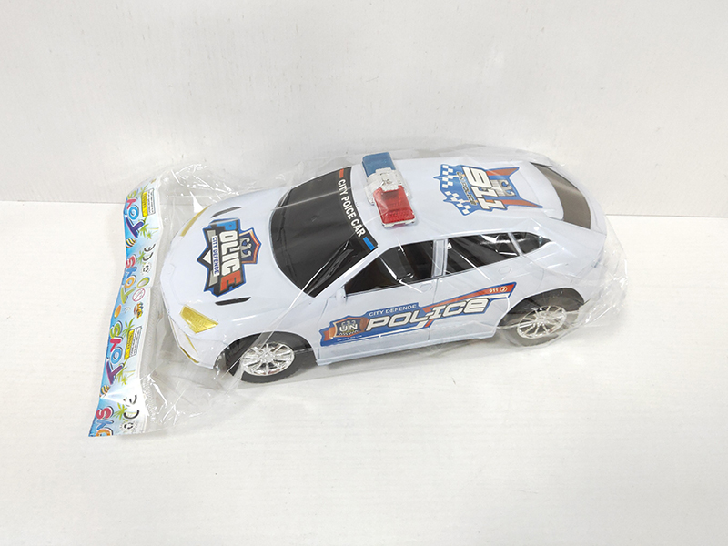 Spray-Painted Friction Police Car