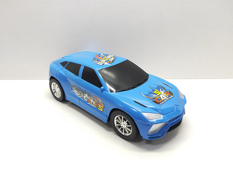 Spray-Painted Friction Racing Car