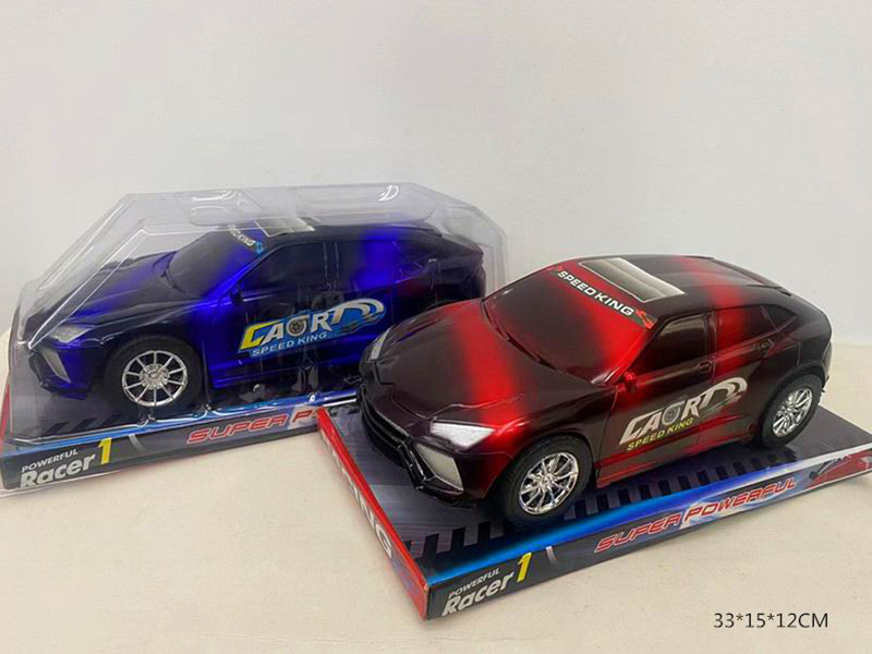 Spray-painted Friction Simulated Car