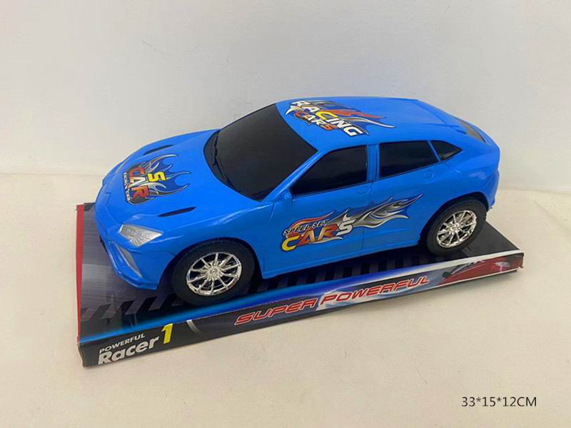 Spray-Painted Friction Racing Car