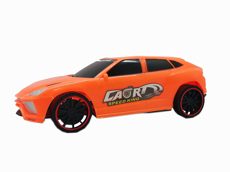 Solid Color Spray-painted Friction Simulated Car