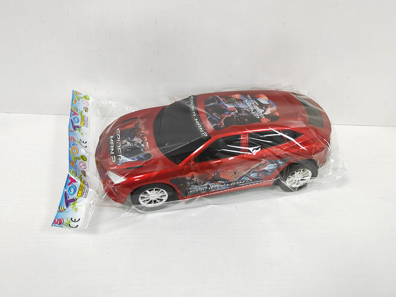 Spray-Painted Friction Spider-Man Race Car