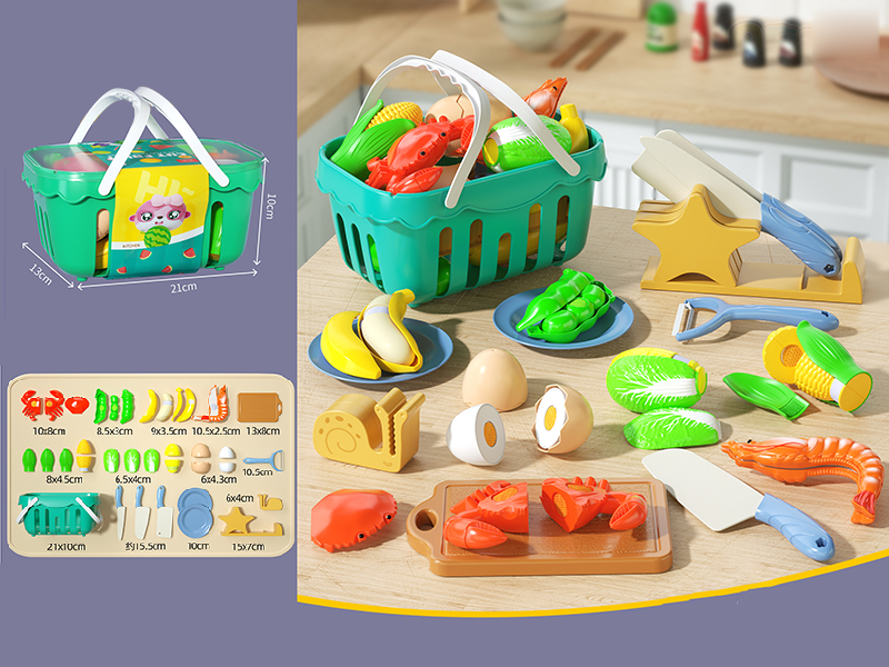 Vegetable And Seafood Cutting Toys