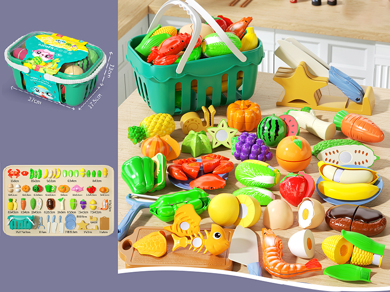Fruit And Vegetable Foods Cutting Toys