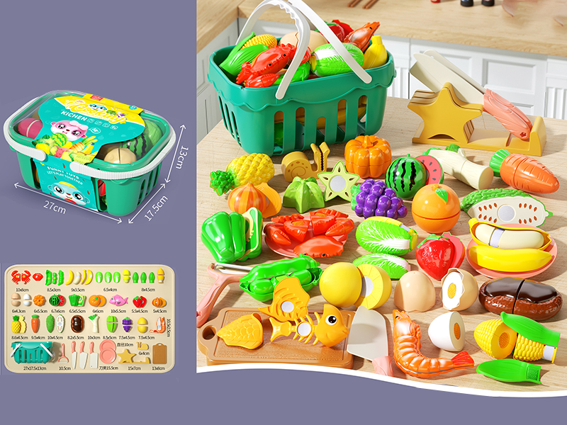 Fruit And Vegetable Foods Cutting Toys