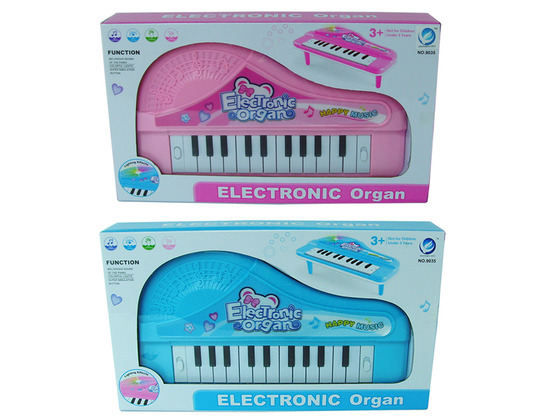 Electronic Organ(Pink/Light Blue)Light/Music/With Bracket/22 Keys