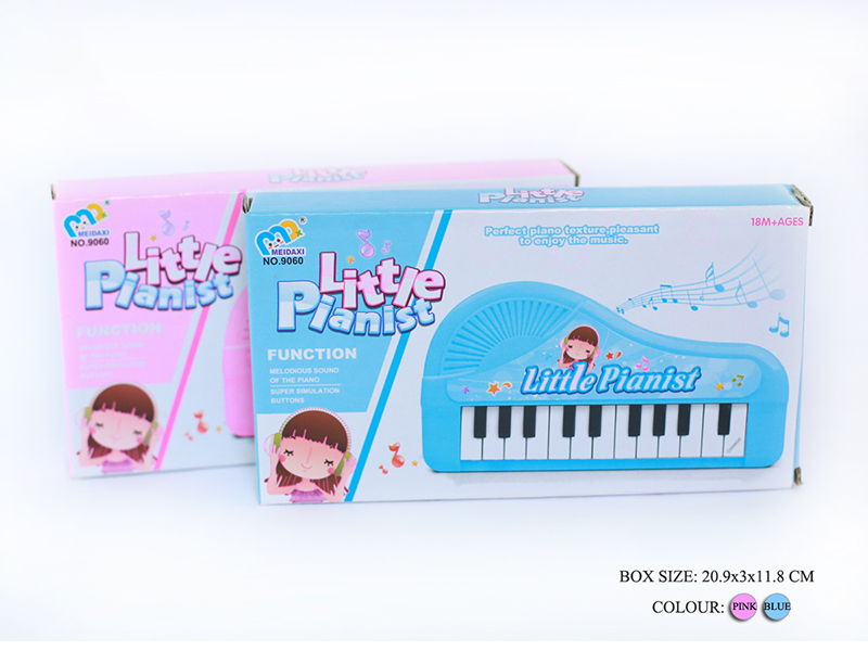 Mini Electronic Organ(Pink/Light Blue)Music/22 Keys