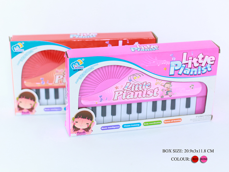 Mini Electronic Organ(Red/Purplish Red)Music/22 Keys