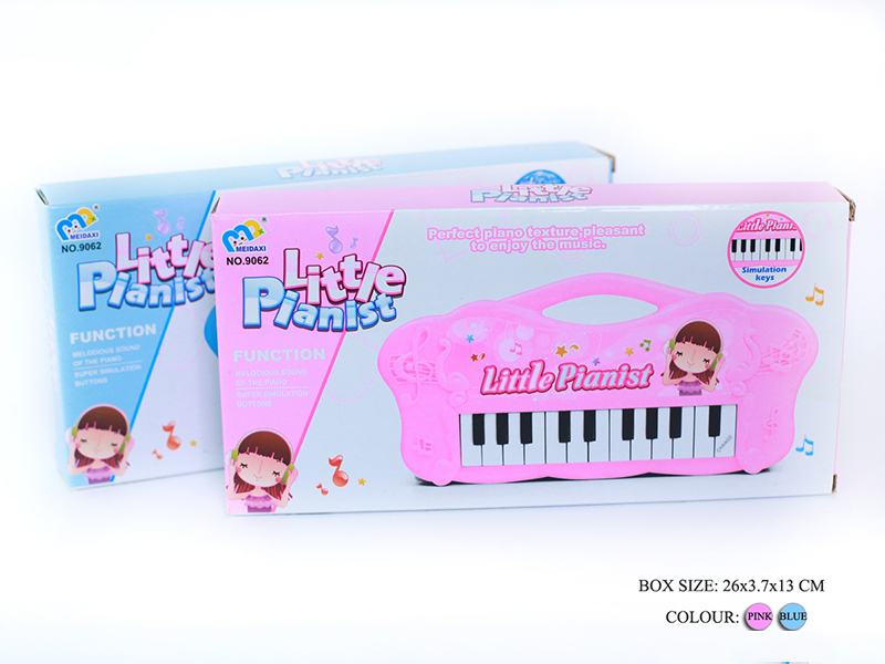 Mini Electronic Organ(Pink/Light Blue)Music/22 Keys