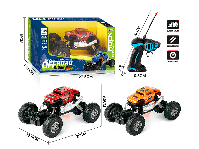 27Mhz 1:18 4 Channel Remote Control Climbing Car With Lights(Not Included Batteries)