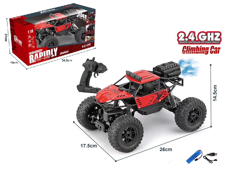 2.4G Remote Control Spray Off-Road Climbing Car With Camera