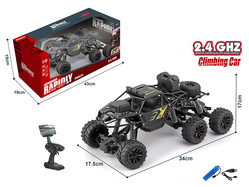 2.4G Remote Control Alloy Climbing Car With Camera