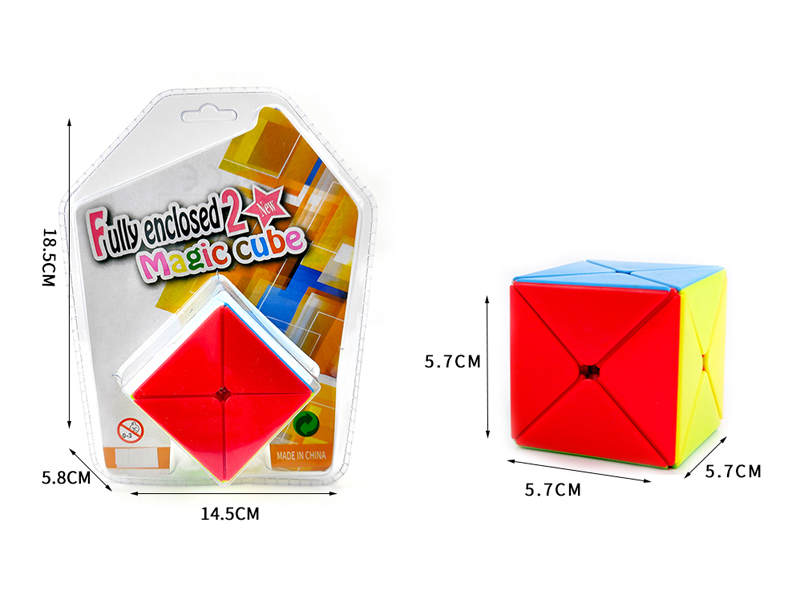 Solid Eight Axis Black Bottom Magic Cube