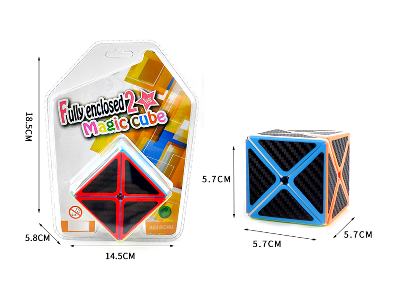 Solid Eight Axis Black Bottom Magic Cube