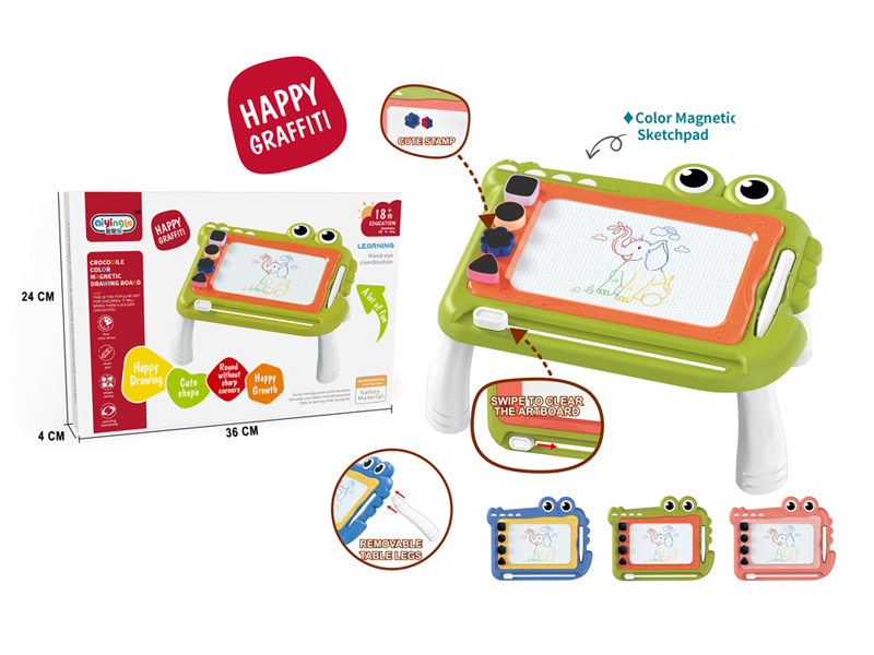 Crocodile Colorful Magnetic Writing Board