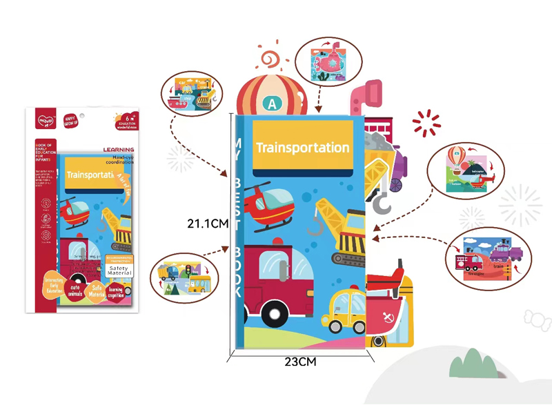 Transportation Tail Cloth Book