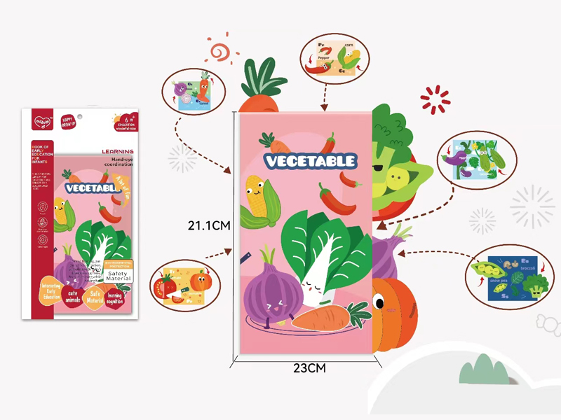 Vegetable Tail Cloth Book