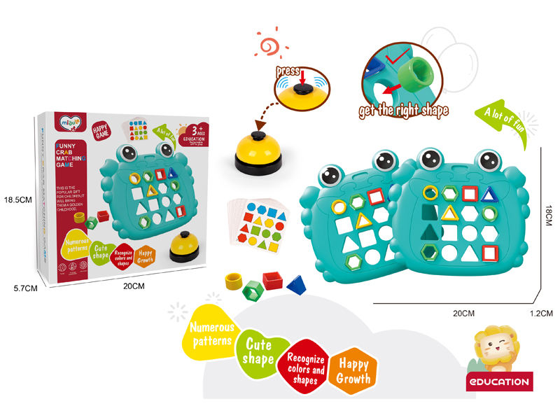 2PCS Crab Pairing Toy