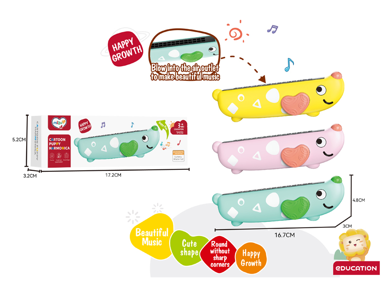 Cute Dog Harmonica