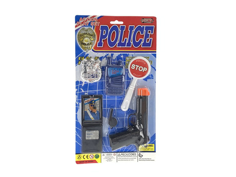 Black Flint Gun Police Set