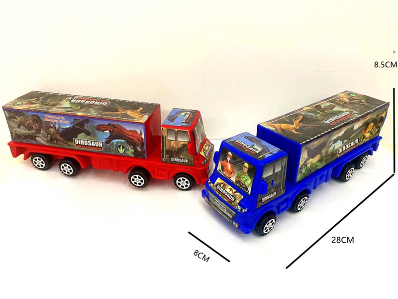 Solid Color Friction Container Car