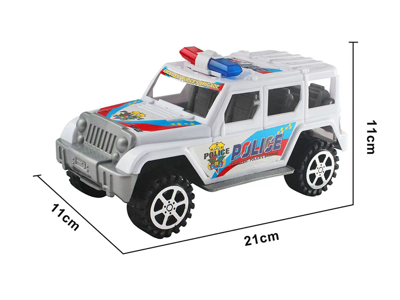 Friction Police Car
