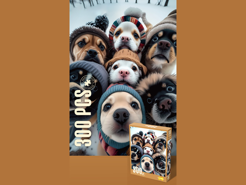 300PCS Velvet Puzzle