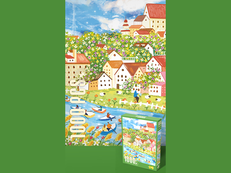 1000PCS Velvet Puzzle