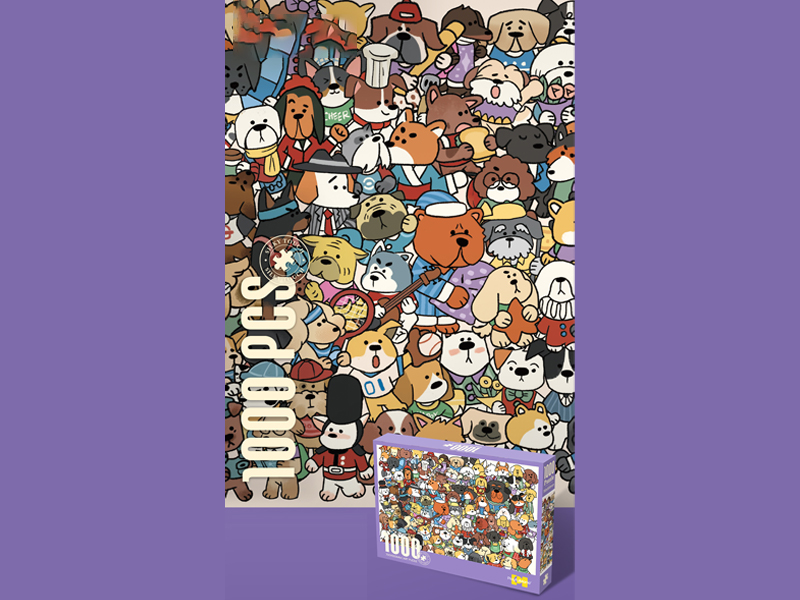 1000PCS Velvet Puzzle