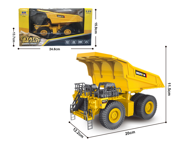 1:35 Static Model Of Alloy Dump Truck