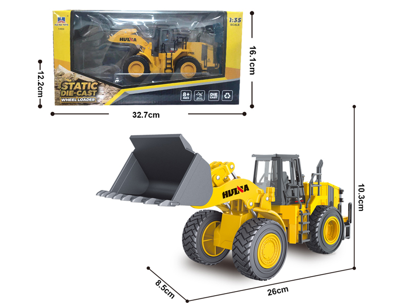1:35 Static Model Of Alloy Loading Vehicle